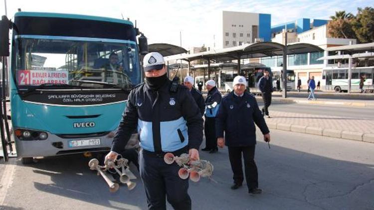 Şanlıurfa’da otobüslere korna denetimi