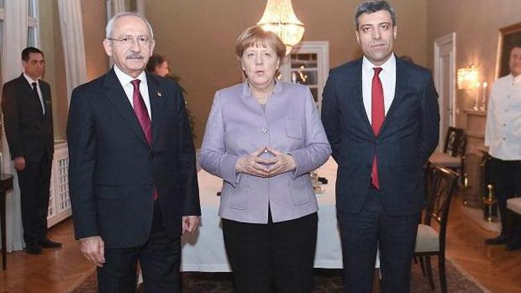 Merkel, CHP lideri Kılıçdaroğlu ile görüştü