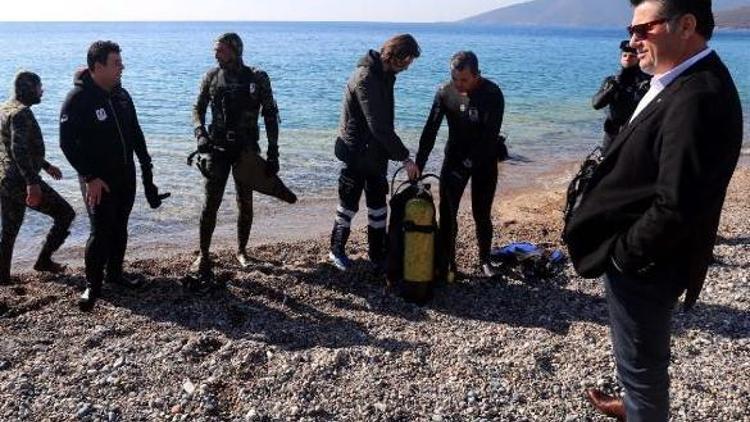 Bodrumda deniz dibi temizliği