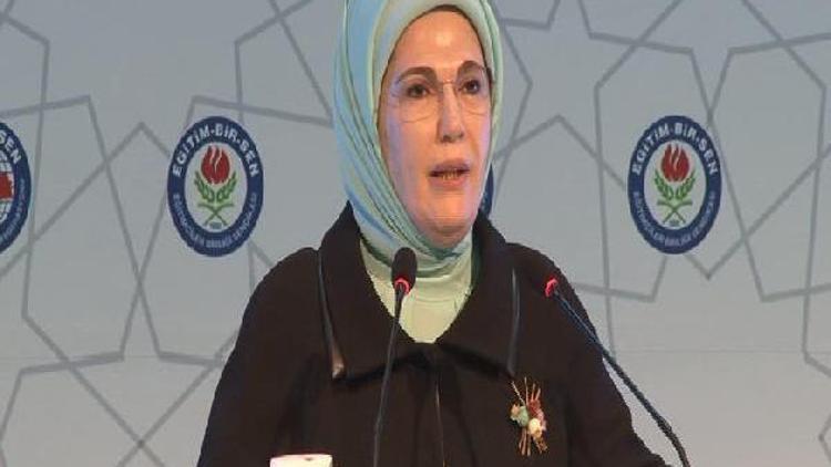 Emine Erdoğan, Eğitim-Bir-Sen 4. Türkiye Eğitimci Kadınlar Buluşmasında konuştu