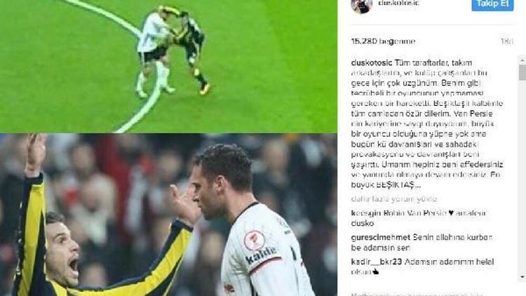 Beşiktaşlı Tosicten özür açıklaması