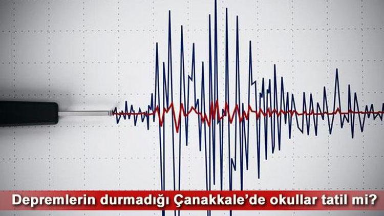 Çanakkalede yarın okullar tatil mi Hangi ilçelerde tatil edildi