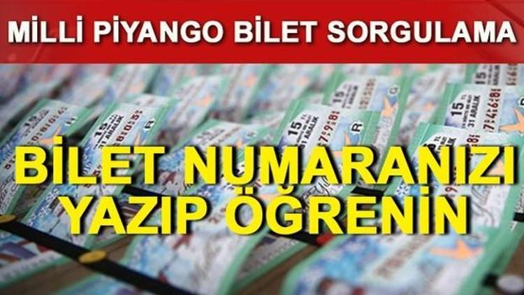 Milli Piyango bilet sorgulama -  İşte, 9 Şubat Milli Piyango sonuçları