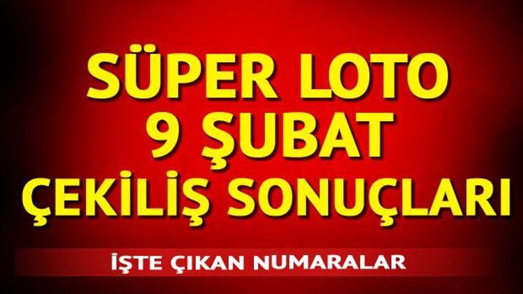 Süper Loto 9 Şubat çekiliş sonuçları - 486. hafta Süper Loto kazandıran numaralar