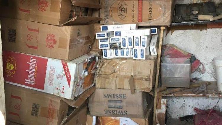 Yüksekovada 77 bin 500 paket kaçak sigara ele geçirildi