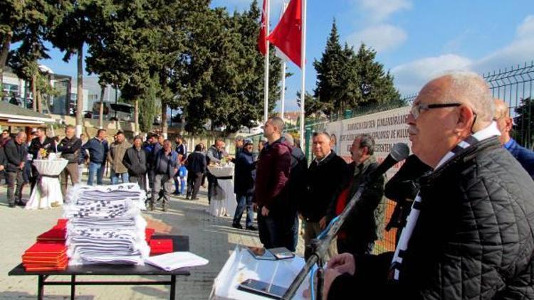 Çeşmenin eski futbolcuları onurlandırıldı