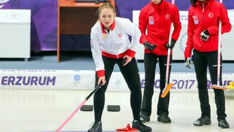 Avrupa Gençlik Olimpik Kış Festivalinde Polonyalı kızlar curlingte Türkiyeyi yendi