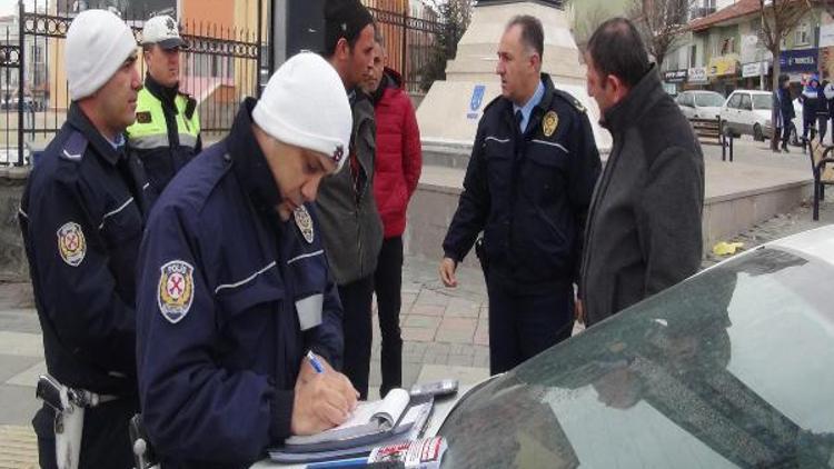 Toplu taşımada hatalı sürücüye sivil polisten ceza uygulaması