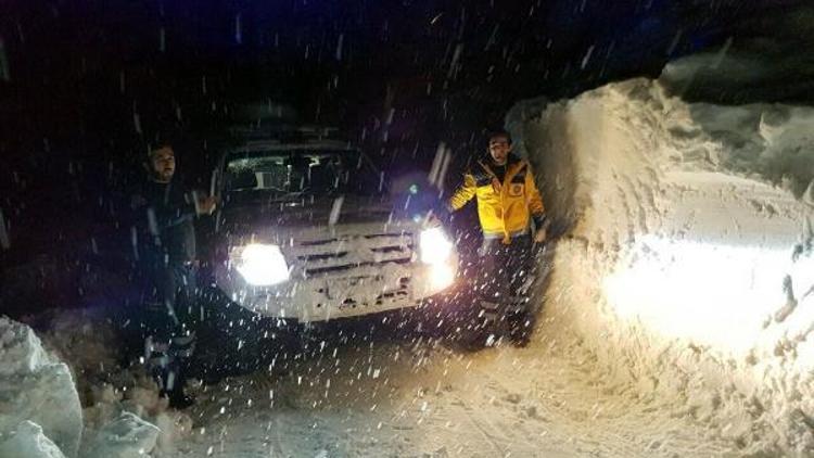 Beytüşşebap’ta 8 saatlik hasta kurtarma operasyonu