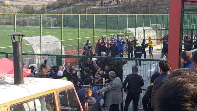 Zonguldakta amatör maçta kavga: 2 yaralı