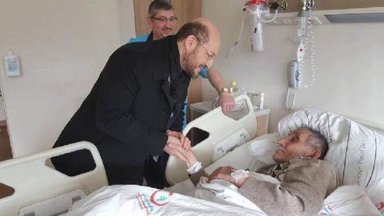 Başkan Özcan, hastaları ziyaret etti