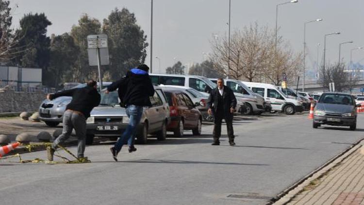 Polisin elinden kaçan cezaevi firarisi adliyeyi birbirine kattı