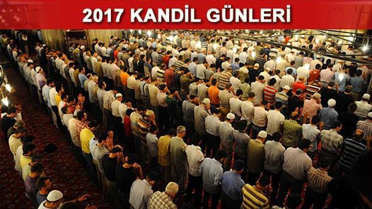 Kandil günleri 2017- Bugün kandil mi