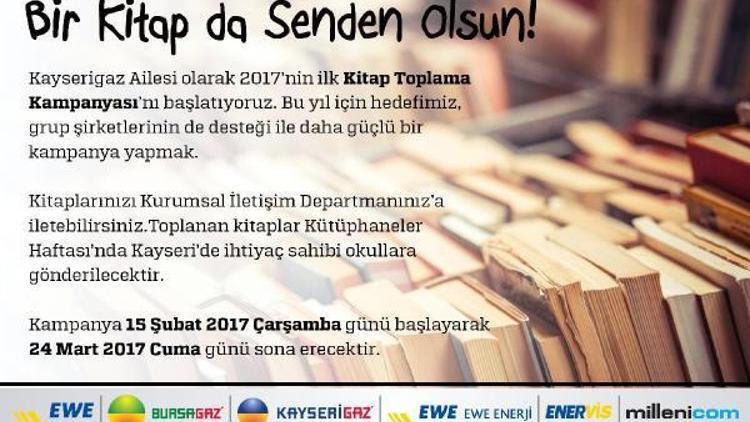 Kayserigazdan, kitap toplama seferberliği