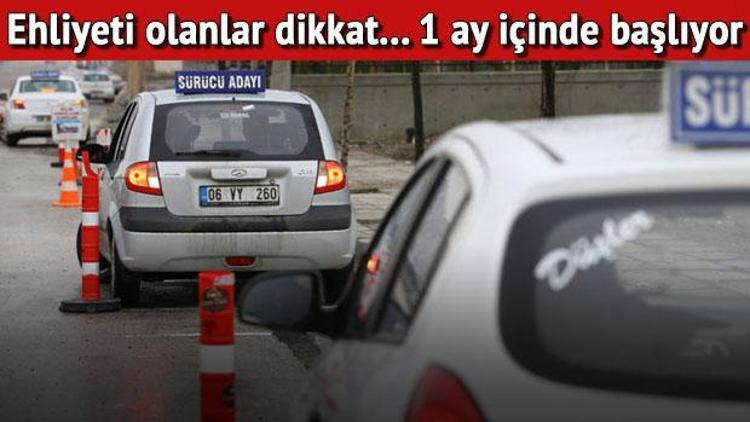 Ehliyeti olanlar dikkat... Trafikte saygı eğitimi başlıyor