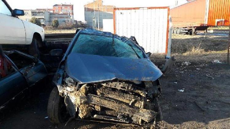 Çorlu’da otomobil takla attı: 1 ölü, 1 yaralı