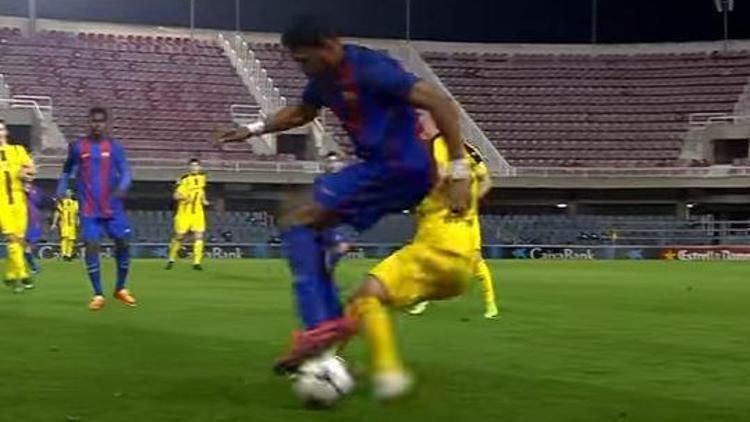 Dakikalarca alkışlandı Jordi Mbouladan Messi golü...