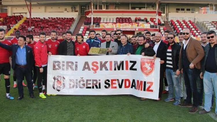 Beşiktaşlılardan Samsunspora destek
