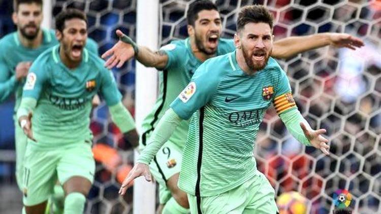 Barcelonayı yine Messi kurtardı