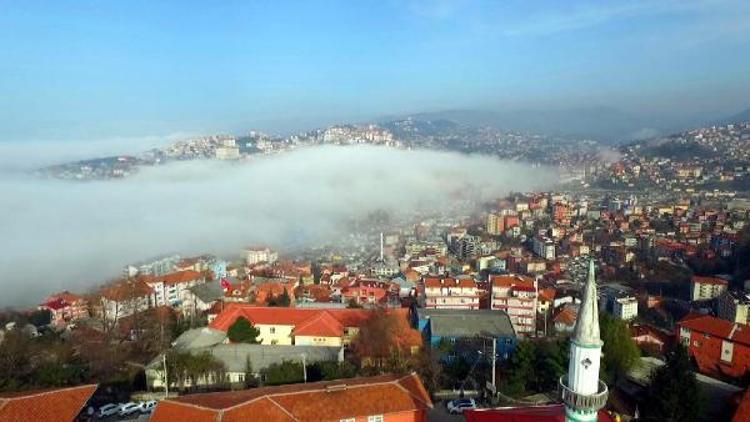 Zonguldakta yoğun sis