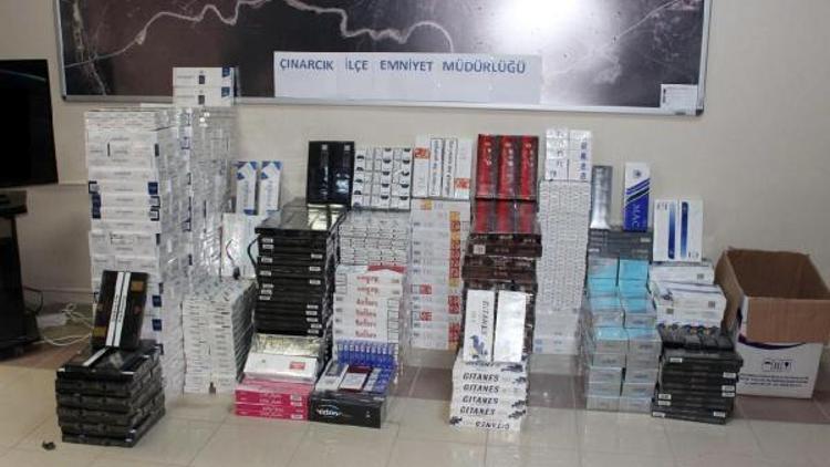 Çınarcık polisi 9 bin paket kaçak sigara ele geçirildi