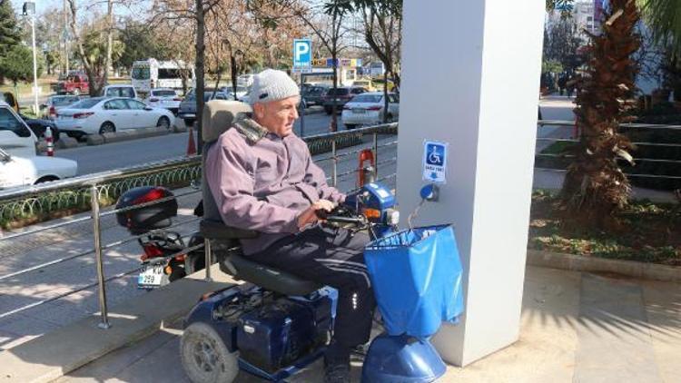 Akçaabat’ta engelli araçları için şarj istasyonu kuruldu