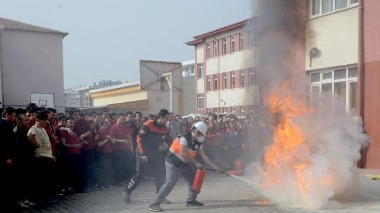 Bursa’da nefes kesen tatbikat