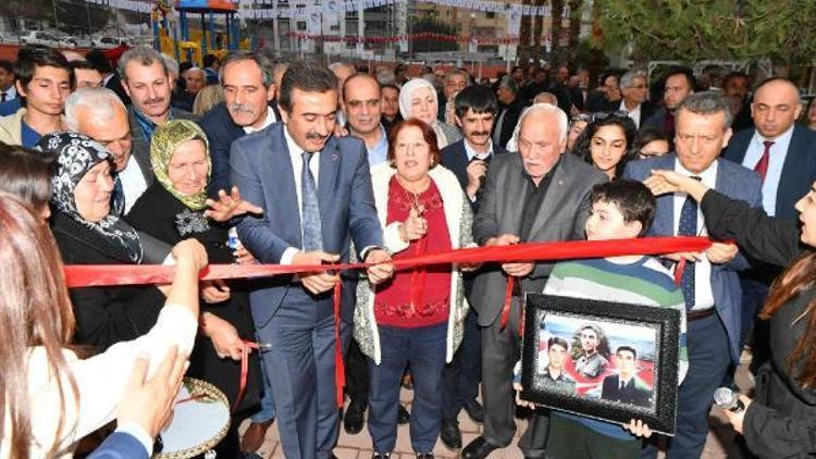Şehit Erbaş spor tesisi ve parkı açıldı