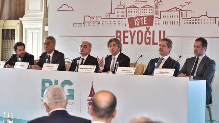 Gayrimenkul yatırımcıları Beyoğlu’ndaki projelerini anlattı