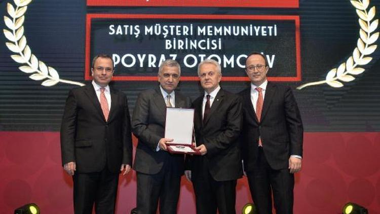 Poyraza müşteri memnuniyeti ödülü