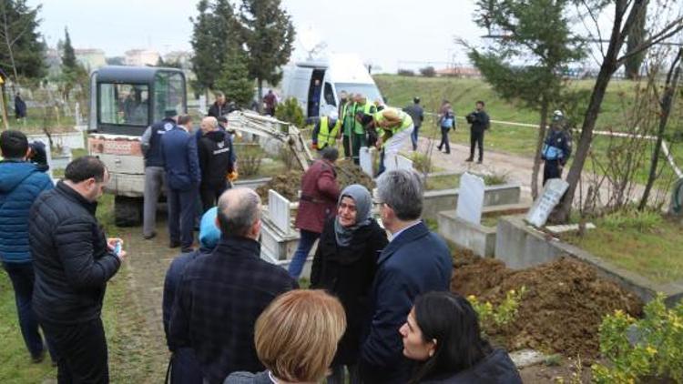 Depremde ölen Hicranın ailesi DNA testi istedi 28 mezar açıldı