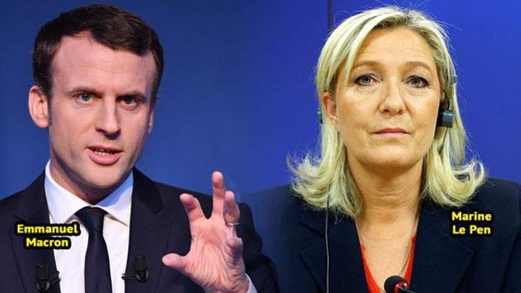 Macron, ilk turda Le Pen’i geçiyor