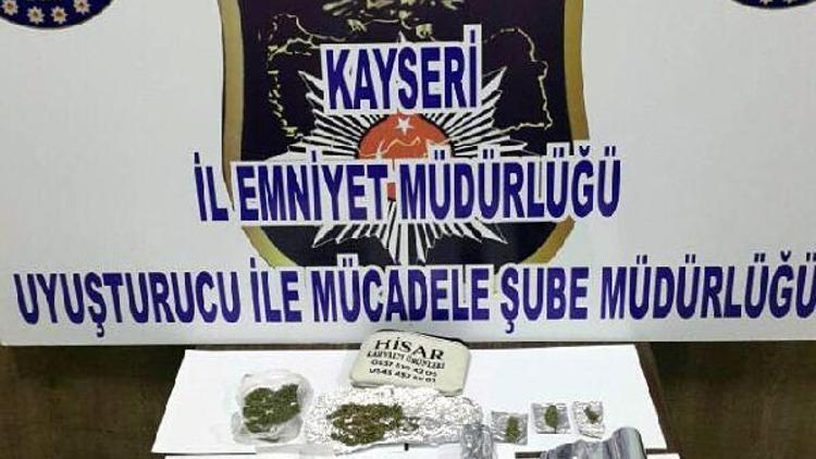 Kayseride uyuşturucuya 3 gözaltı