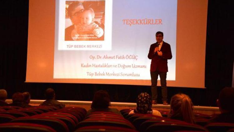 Keşanda tüp bebek semineri verildi