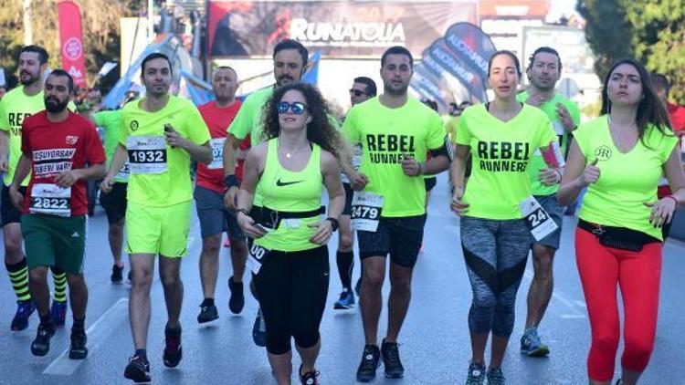 Antalyada maraton heyecanı