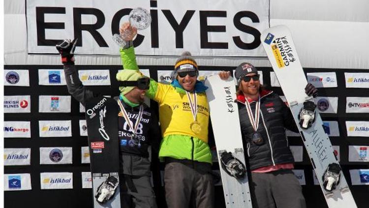 Snowboard Dünya Kupası final yarışları Erciyes’te yapıldı