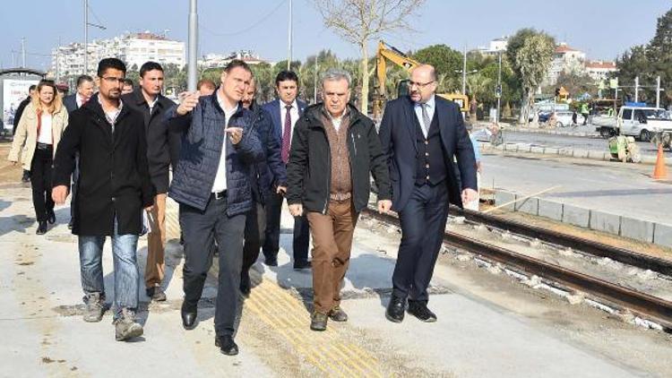 Kocaoğlundan tramvay incelemesi