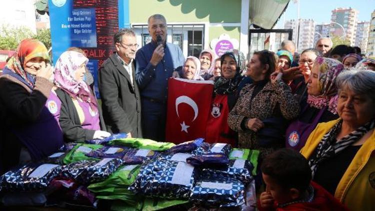 Kadınlardan Suriyedeki Türk askerine anlamlı destek