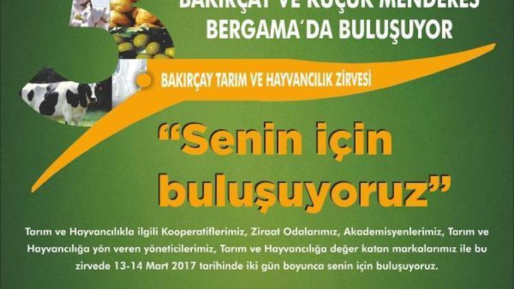 Bakırçay Tarım ve Hayvancılık zirvesi başlıyor