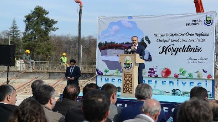 Kurşunlu’da ürün toplama merkezinin temeli atıldı