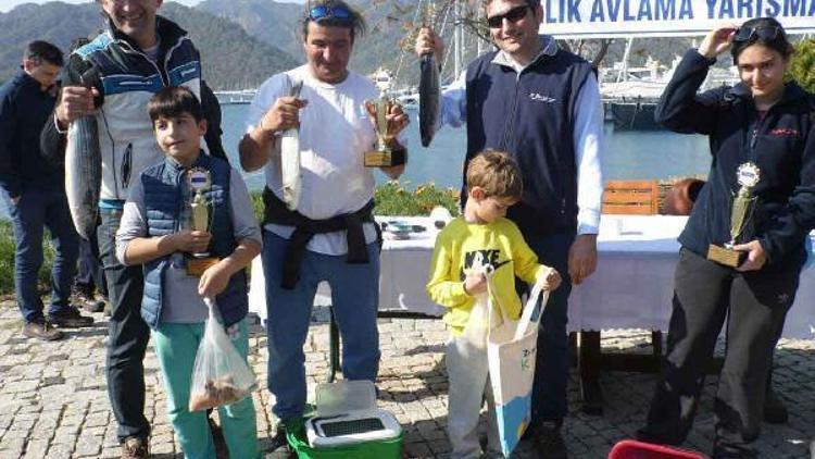 Oltayla balık tutma yarışması heyecanı