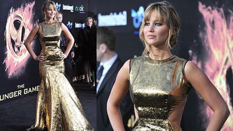 Jennifer Lawrencetan ilham alın: Metalik trendi