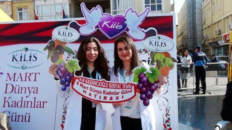 Kiliste, Türk ve Suriyeli kadınlardan 8 Mart kutlaması