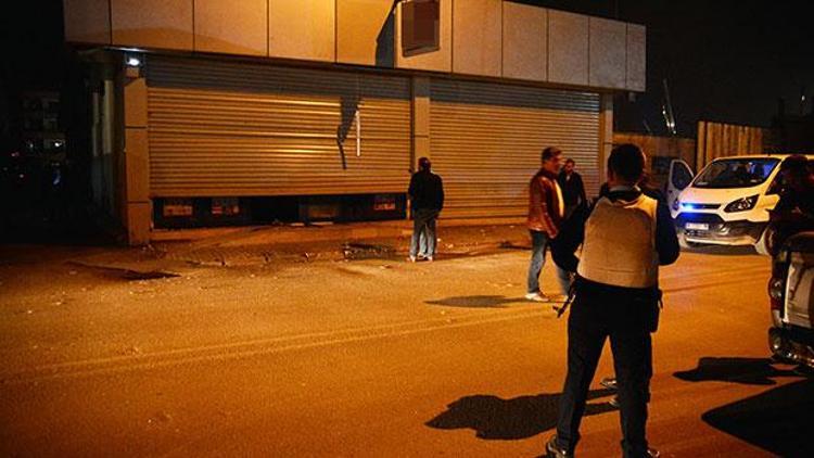 Adanada markete ses bombalı saldırı