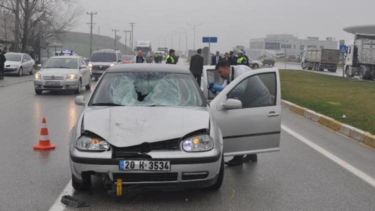 Karşıya geçemedi