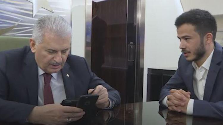 Başbakan Yıldırım KKTC dönüşü uçakta telefonla kız istedi