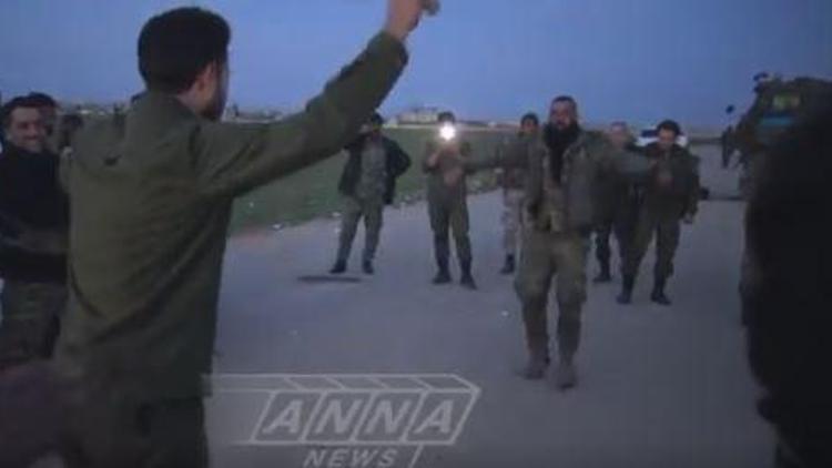 Şoke eden görüntü Rus askeriyle YPGliler dans etti