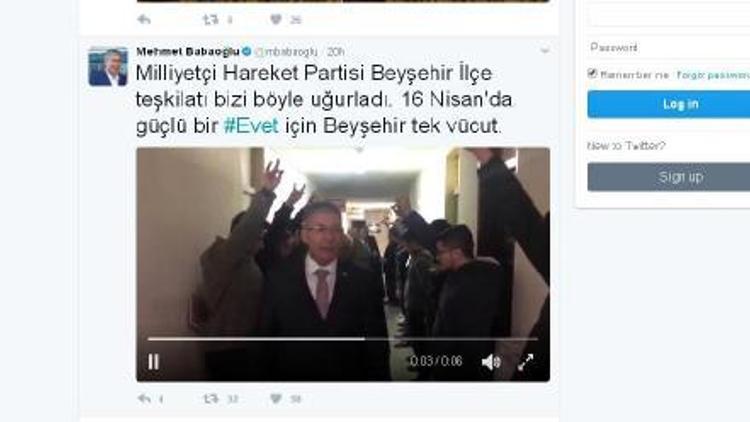 Ak Partili Babaoğlunu, MHPliler bozkurt selamı ile karşıladı