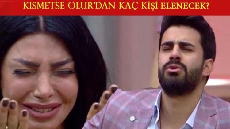 Kısmetse Olur haftanın finali fragmanında şok gelişme Bu akşam kim elenecek