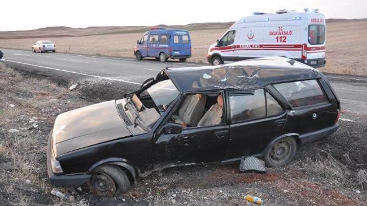 Yozgat’ta otomobil takla attı: 3 yaralı
